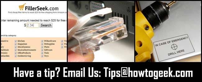 From the Tips Box: Free Shipping with Amazon Filler, Repairing Ethernet ...