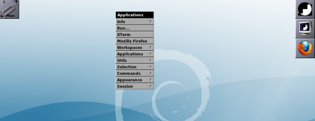 Window maker desktop.
