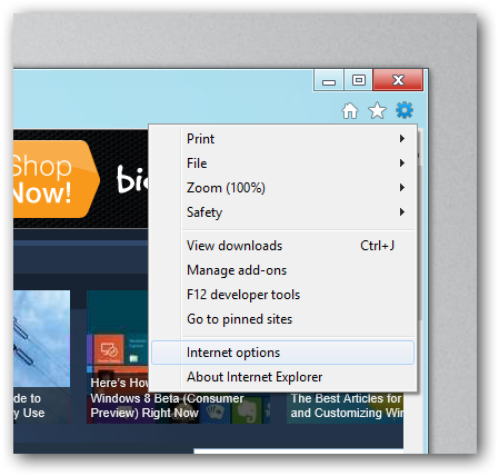 How to Make Windows 8 Metro Web Tiles Open in the Desktop Browser