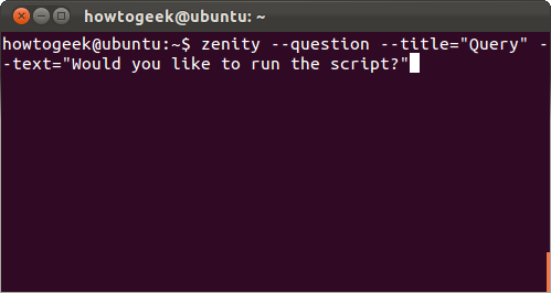Zenity Examples How to Make Simple Graphical Shell Scripts with Zenity on Linux