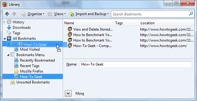 How to Create Custom Smart Bookmarks Folders in Firefox
