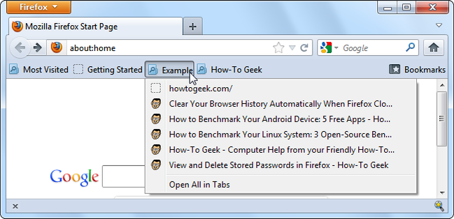 How to Create Custom Smart Bookmarks Folders in Firefox