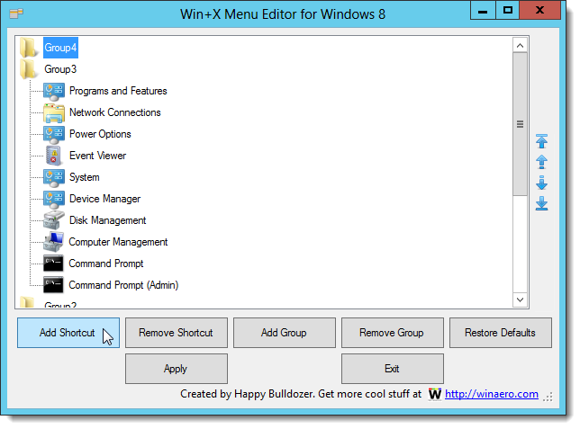 How to Edit the Win+X Menu in Windows 8 and 10