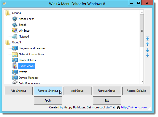 How to Edit the Win+X Menu in Windows 8 and 10