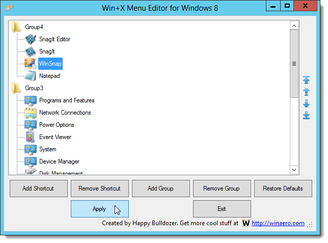 How to Edit the Win+X Menu in Windows 8 and 10