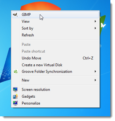 Easily Add Program Shortcuts to the Desktop Context Menu in Windows 7