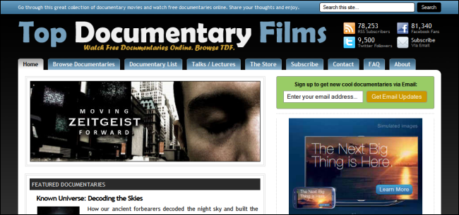 The Best Websites for Watching Free Documentaries