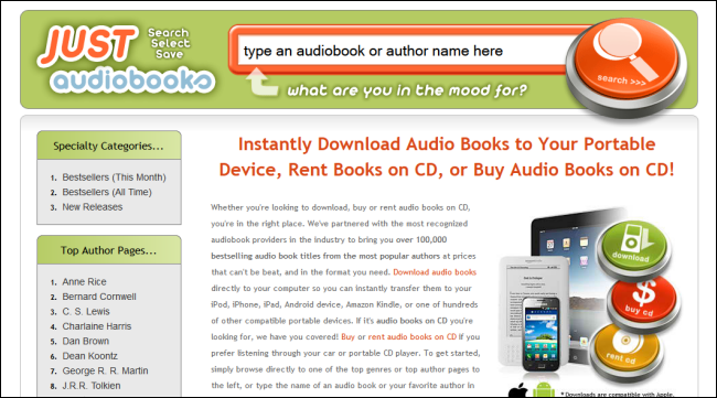 The Best Websites for Downloading, Renting, and Purchasing Audiobooks