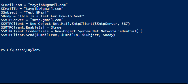 How to Send Email From the Command Line in Windows (Without Extra Software)