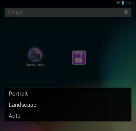 How to Enable Landscape Orientation on the Nexus 7's Home Screen