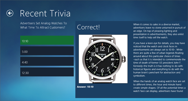 Download the Official How-To Geek Trivia App for Windows 8