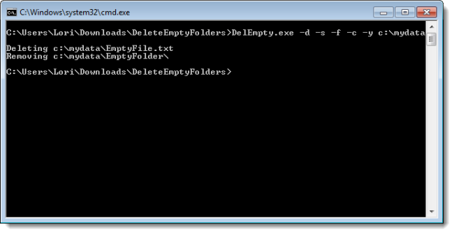 Automatically Clean Out and Remove Empty Files and Folders