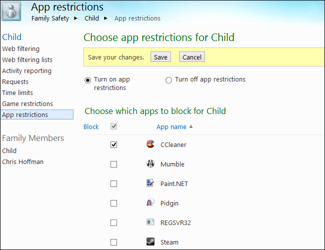 How to Monitor and Control Your Children's Computer Usage on Windows 8
