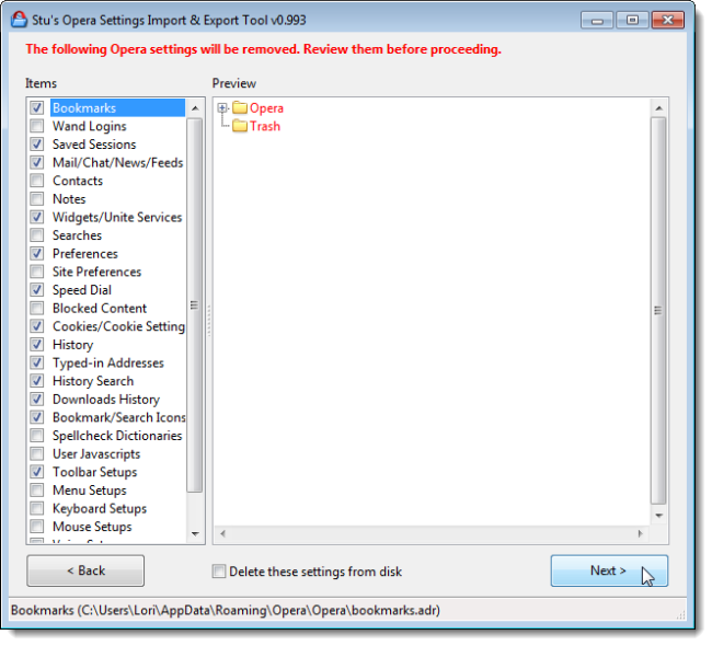 How to Backup and Transfer Opera Settings, Profiles, and Browsing Sessions