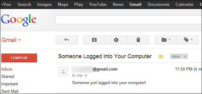 Computer That Sent Login How To Get Email Notifications Whenever Someone Logs Into Your Computer