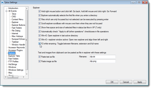 Explorer Settings Menu Easily Tweak Windows 7 and Vista by Adding Tabs to Explorer, Creating ...