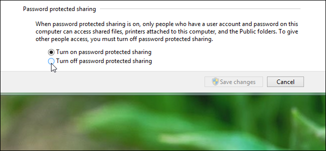 How to Create Network File Shares with No Passwords in Windows 8