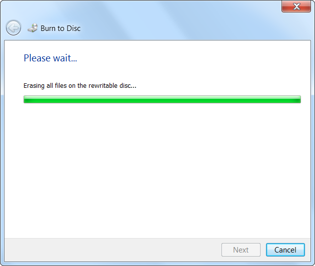 Live File System vs. Mastered Disc Formats in Windows