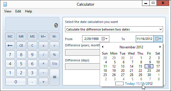 How to Perform Date Calculations in Windows Calculator