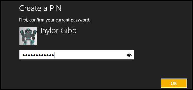 How to Use a PIN Instead of a Password in Windows 8