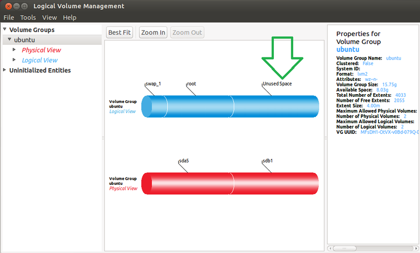 Linux Sysadmin: How To Manage LVMs With a GUI