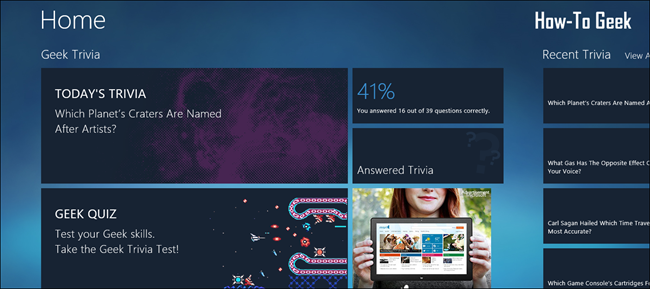 Our Geek Trivia App for Windows 8 is Now Available Everywhere