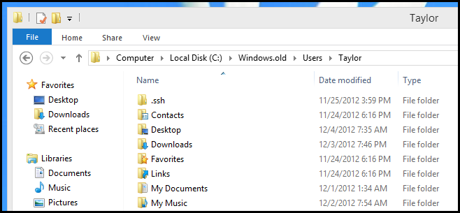Previous Folder How to Restore Your Files From the Windows.old Folder After Upgrading