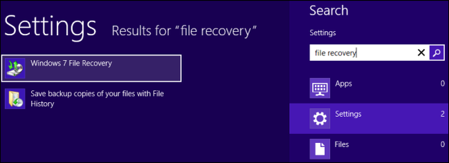 How to Use Windows 7's Backup Tools in Windows 8