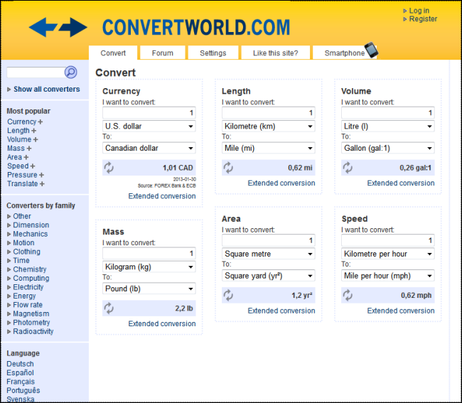The Best Free Programs and Websites for Converting Units and Currency