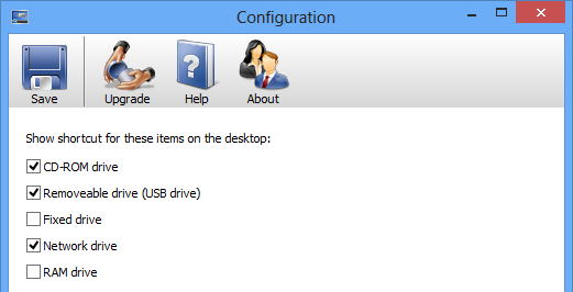How to Add Desktop Shortcuts for Removable Drives Automatically