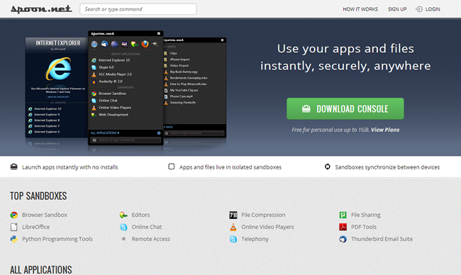 How to Use Spoon.net to Test Apps on a Virtual Cloud Computer