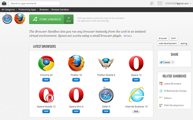 How to Use Spoon.net to Test Apps on a Virtual Cloud Computer