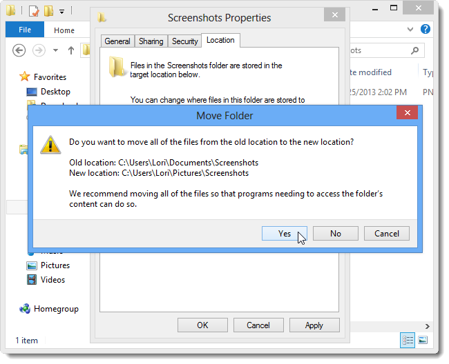 How to Change the Location of the Default Screenshot Folder in Windows ...