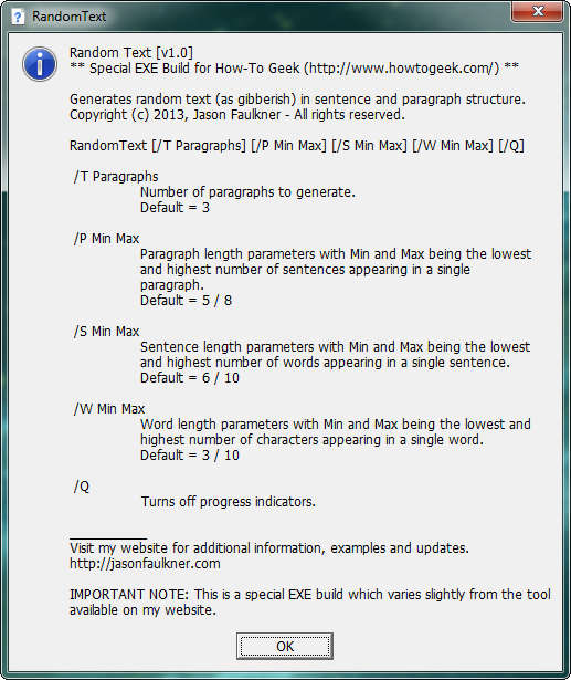 Random Text Placing How to Generate Paragraphs of Completely Random/Gibberish Text