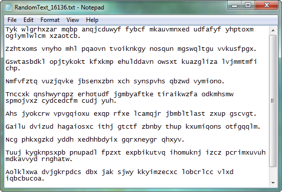 How to Generate Paragraphs of Completely Random/Gibberish Text