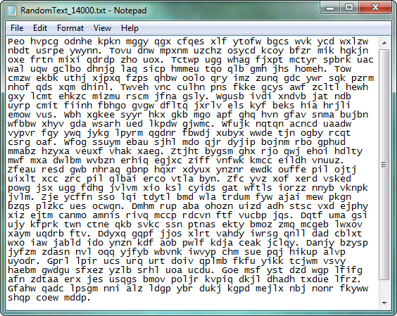 How to Generate Paragraphs of Completely Random/Gibberish Text