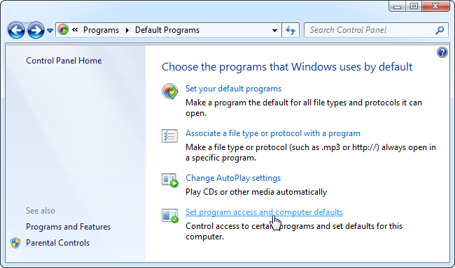 Setting Program Defaults Beginner Geek: 7 Ways You Can Change Default Applications and File ...
