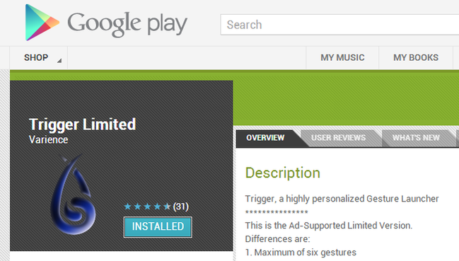Triggerapp How to Use Trigger to Control Android with Gestures