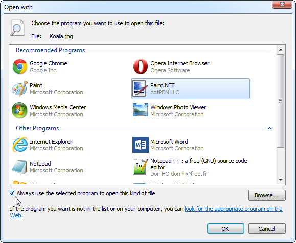 Open With Beginner Geek: 7 Ways You Can Change Default Applications and File ...