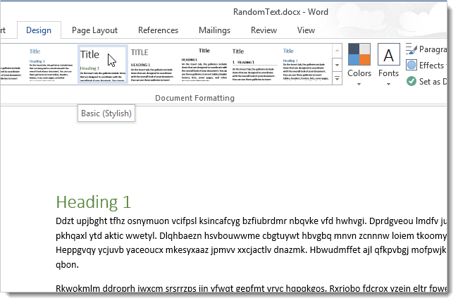 Preview Word File Visualization Disable the Mini Toolbar and Live Preview in Word 2013