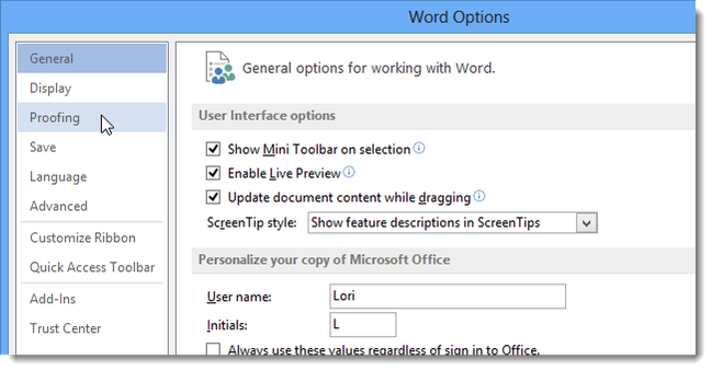 Spellbinding Word How to Use Custom Dictionaries in Word 2013