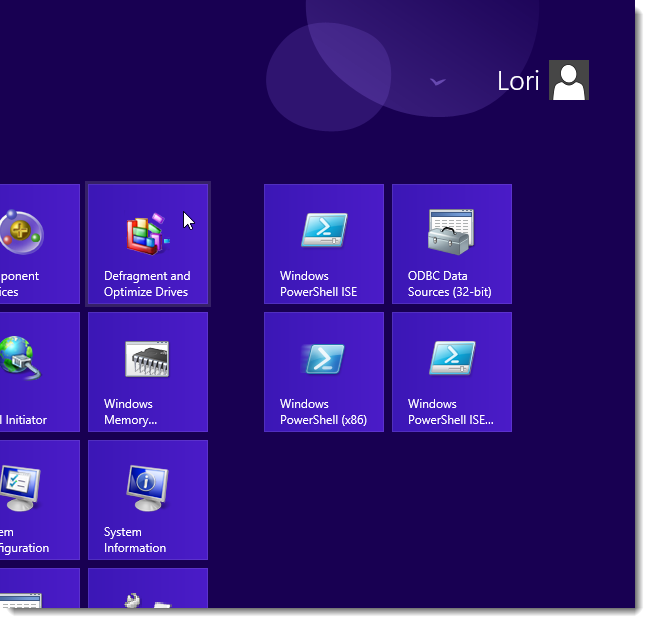 How to Show the Administrative Tools on the Modern UI Screen in Windows 8