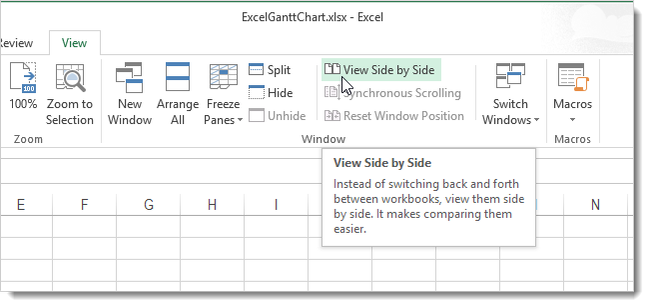 How to View Spreadsheets Side-by-Side in Separate Windows in Excel