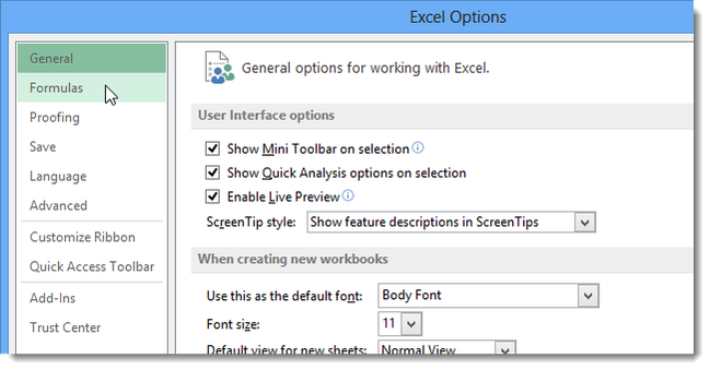How to Change the Automatic Calculation and Multi-Threading Features in ...
