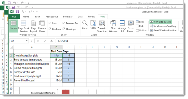 How to View Spreadsheets Side-by-Side in Separate Windows in Excel