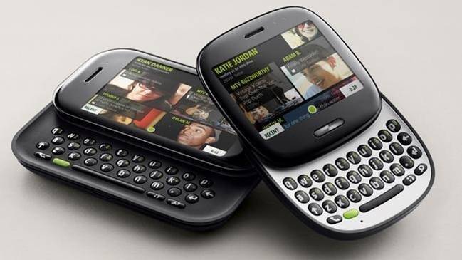 Two Microsoft Kin phones.