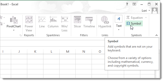 How to Assign Keyboard Shortcuts to Symbols in Excel 2013