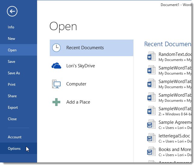 How to Change the Auto-Save Interval in Word 2013