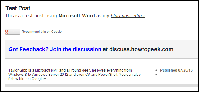 How to Create a Blog Post Using Microsoft Word 2013