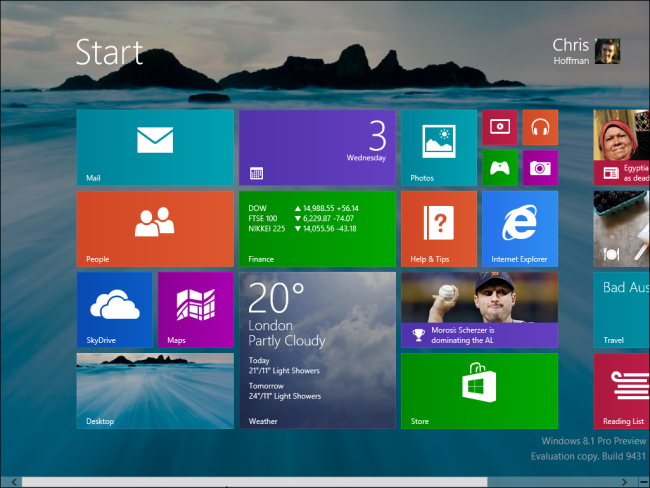 Desktop Computer Start Screen How to Optimize Windows 8.1 For a Desktop PC